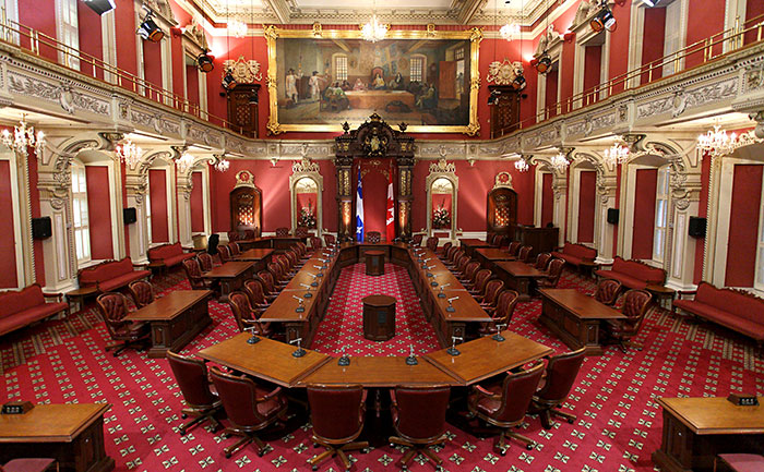 Salle du Conseil législatif.
