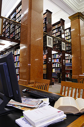 Une vue de la Bibliothèque